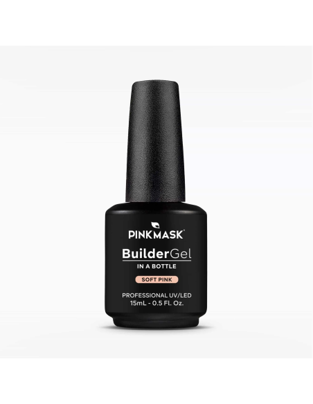 Builder Gel in a Bottle - Soft Pink - 15ml.