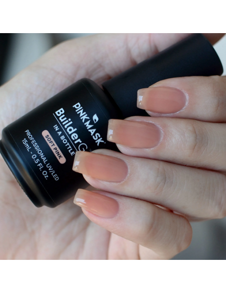 Builder Gel in a Bottle - Soft Pink - 15ml.
