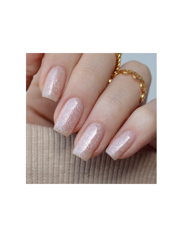 Gel Color - Base Rubber Sparkly Gold...