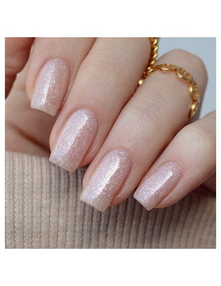 Gel Color - Base Rubber Sparkly Gold - 15ml