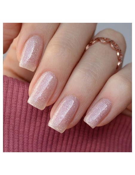 Gel Color - Base Rubber Sparkly Rose - 15ml