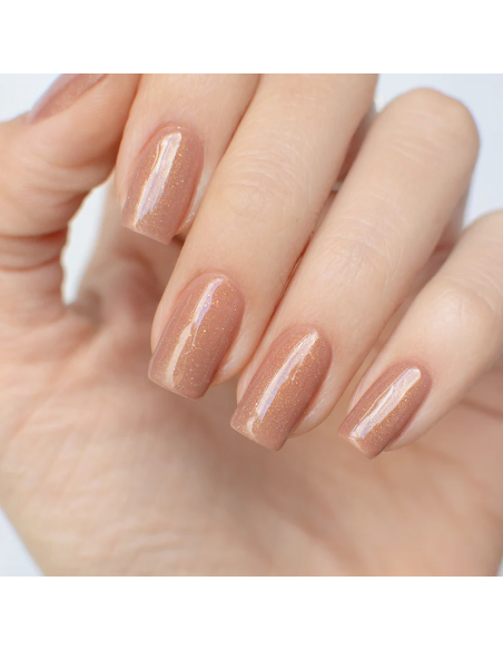 Gel Color - Base Rubber Sparkly Ginger - 15ml
